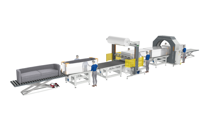 SPINNER 1800 PACKING LINE